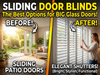 Sliding Patio Door Blinds: The Best Options for Big Glass Doors