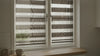 Perfect Fit Day and Night Blinds: Zebra Fabric in a Clip-In Frame