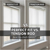 Perfect Fit Blinds vs. Tension Rod Solutions: Which No-Drill Option is Best for Your uPVC Windows?